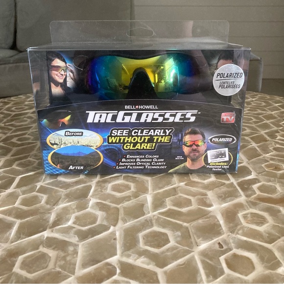 NEW! Bell+Howell ‘As seen on TV’ Polarized TacGlasses - Picture 2 of 3